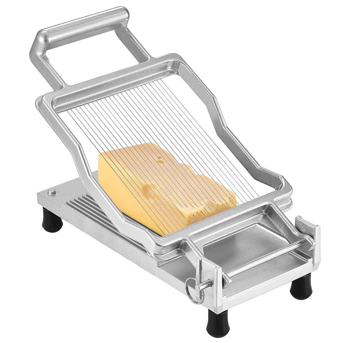 Cheese Cutter with Wire, 0.2" Ultra-Thin Cheeser Butter Cutting Blade, Detachable Cheese Slicer Wire, Aluminum Alloy Commercial Cheese Slicer with 316 Stainless Steel Knife Wire, Kitchen Cooking
