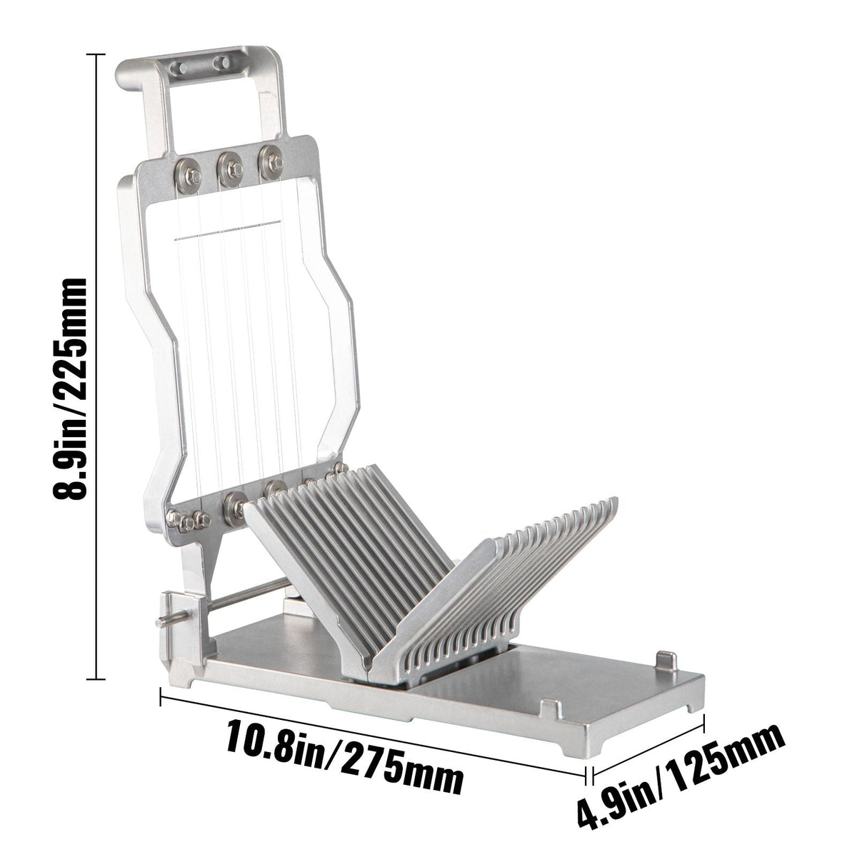 Cheese Cutter With Wire 1 cm & 2 cm Cheeser Butter Cutting Blade Replaceable Cheese Slicer Wire, Aluminum Alloy Commercial Cheese Slicer with 304 Stainless Steel Wire Kitchen Cooking Baking Tool