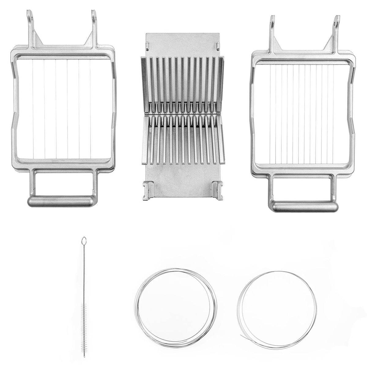 Cheese Cutter With Wire 1 cm & 2 cm Cheeser Butter Cutting Blade Replaceable Cheese Slicer Wire, Aluminum Alloy Commercial Cheese Slicer with 304 Stainless Steel Wire Kitchen Cooking Baking Tool