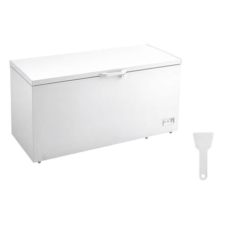 Chest Freezer, 17 Cu.ft Freestanding Top Open Door Commercial Chest Freezers, with 4 Removable Baskets, Locking Lid, Adjustable Temp for -18.4-10.4/32 to 50Fahrenheit, LED Lighting, 6 Wheels