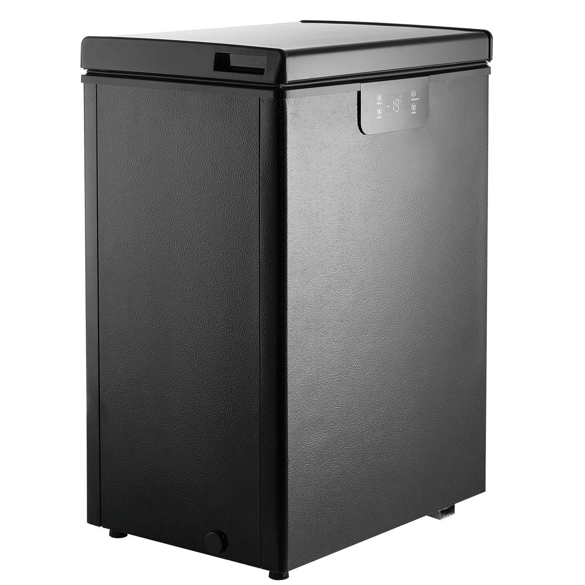 Chest Freezer, 2.22 Cu.ft / 63 L Compact Deep Freezer, Free Standing Top Open Door Chest Freezers with 2 Removable Baskets & Adjustable Thermostat, Energy Saving & Low Noise, Black