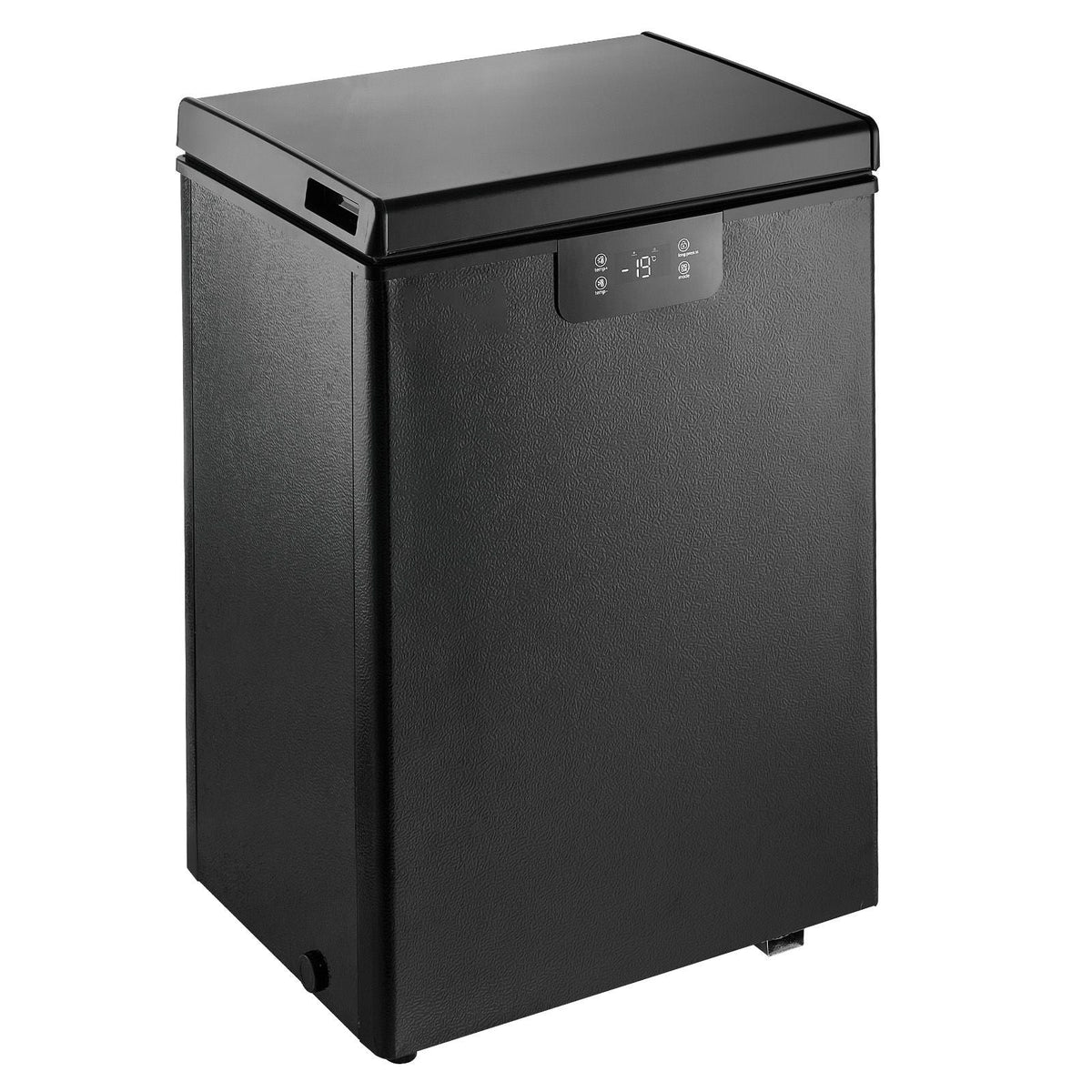 Chest Freezer, 2.22 Cu.ft / 63 L Compact Deep Freezer, Free Standing Top Open Door Chest Freezers with 2 Removable Baskets & Adjustable Thermostat, Energy Saving & Low Noise, Black