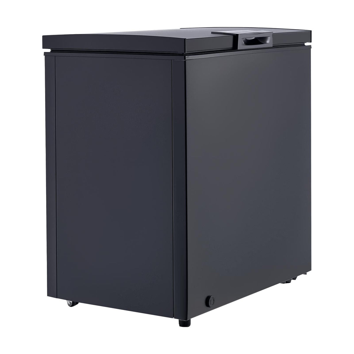 Chest Freezer, 5 Cu.ft Compact Deep Freezer, Free Standing Top Open Door Chest Freezers with 2 Removable Baskets & Adjustable Thermostat - Energy Saving, Low Noise & Garage Ready, Black