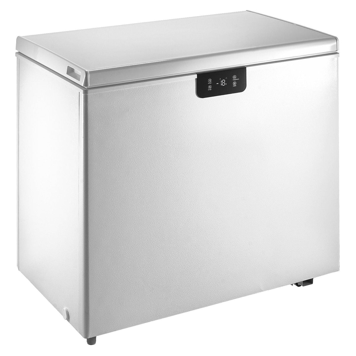 Chest Freezer, 5.4 Cu.ft / 153 L Compact Deep Freezer, Free Standing Top Open Door Compact Freezers with 2 Removable Baskets & Adjustable Thermostat, Energy Saving & Low Noise, White