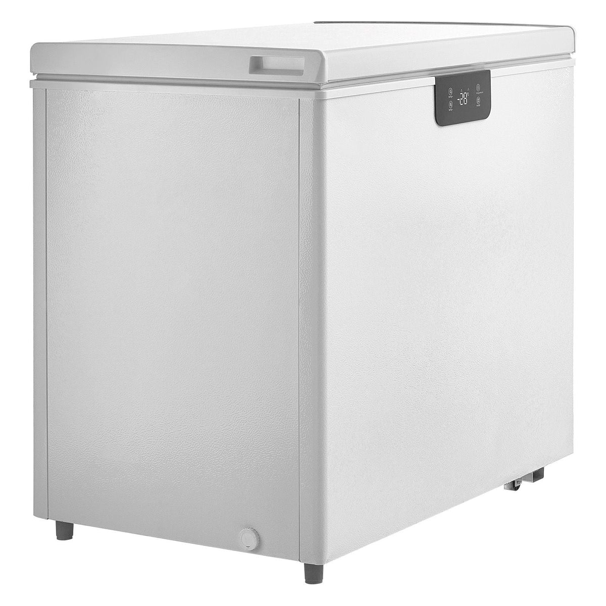 Chest Freezer, 5.4 Cu.ft / 153 L Compact Deep Freezer, Free Standing Top Open Door Compact Freezers with 2 Removable Baskets & Adjustable Thermostat, Energy Saving & Low Noise, White