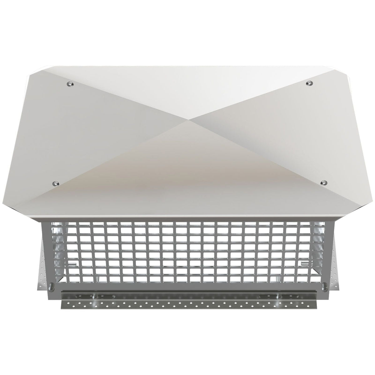 Chimney Cap, 13\" x 24\" Flue Caps, 304 Stainless Steel Fireplace Chimney Cover, Adjustable Metal Spark Arrestor with Bolts Screws, Mesh Chimney Flue Cover for Outside Existing Clay Flue Tile