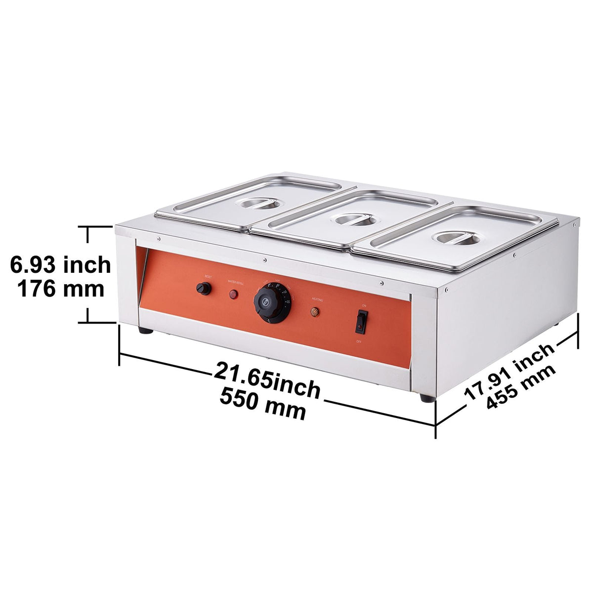 Chocolate Tempering Machine, 26.5 Lbs 3 Tanks Chocolate Melting Pot TEMP Control 86-185 F, 1500W Stainless Steel Electric Commercial Food Warmer For Chocolate/Milk/Cream Melting and Heating