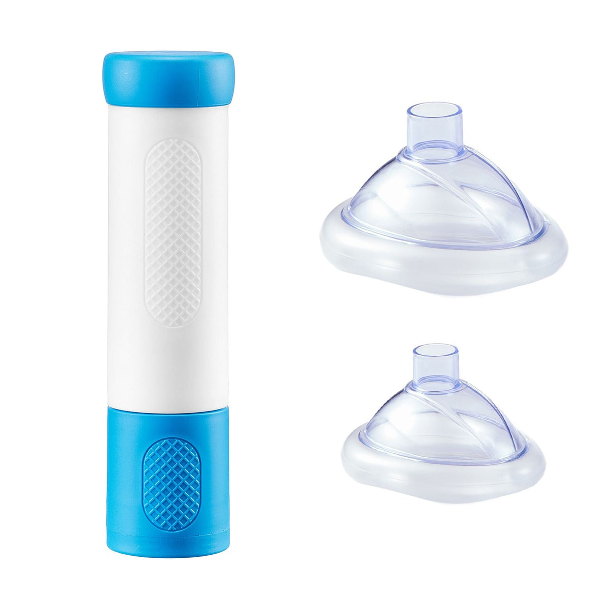 Choking Rescue Device, Portable Airway Clear Anti Choking Suction Device with 4 Multi-size Masks and 1 Storage Bag, First Aid Kit for Removing Blocked Objects, for Home, School, Travel