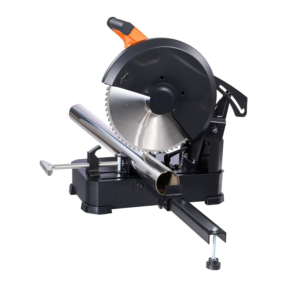 Chop Saw, 14-inch Stainless Steel Cold Cut Blade, 3500 W Powerful Brushless Motor, 750-1200 r/min Adjustable Speed, Metal Cutting Chop Saw for Metal Square and Flat Tubes, Steels (240V/60HZ)
