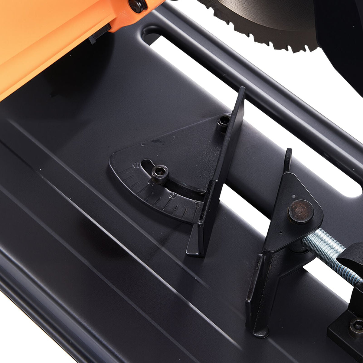 Chop Saw, 7-1/4 in Stainless Steel Cold Cut Blade, 1200 W Motor, 4000 r/min Speed, 0-45° Adjustable Cutting Angle, Metal Cutting Chop Saw for Metal Square and Flat Tubes, I-Shaped Steels