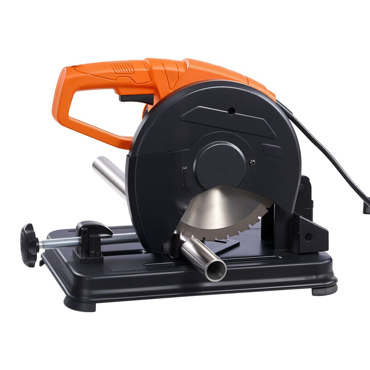 Chop Saw, 7-1/4 in Stainless Steel Cold Cut Blade, 1200 W Motor, 4000 r/min Speed, 0-45° Adjustable Cutting Angle, Metal Cutting Chop Saw for Metal Square and Flat Tubes, I-Shaped Steels