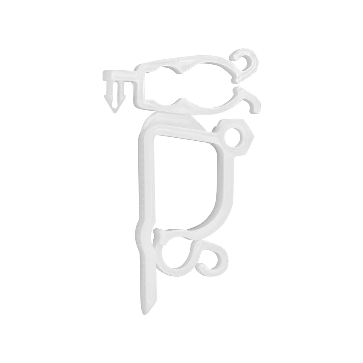 Christmas Light Clips, 200 Pack, Weatherproof Holiday Outdoor Lighting Hanging Hooks, Mount to Shingles & Gutters, for C3, C4, Mini, Outside String Lights, Christmas Decoration, No Tool Required
