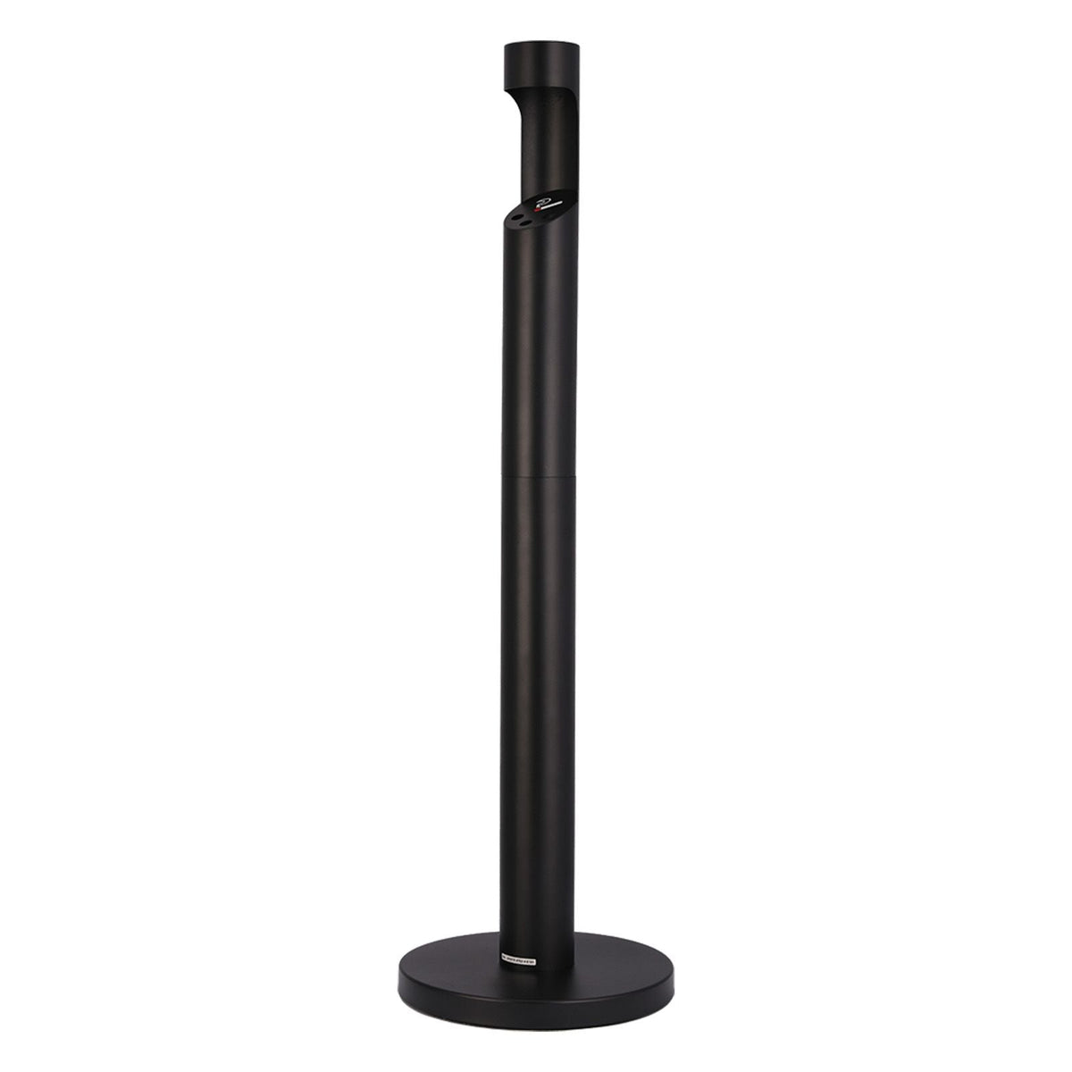 Cigarette Butt Receptacle, Commercial Cylinder Cigarette Butt Container, Freestanding and Weatherproof Outdoor Cigarette Butt Disposal for Garden, Office, Restaurant, Hotel, Bar, Patio, Black
