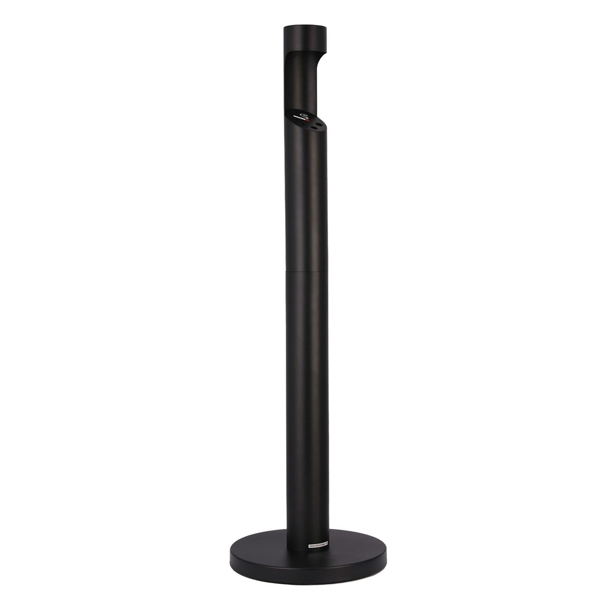 Cigarette Butt Receptacle, Commercial Cylinder Cigarette Butt Container, Freestanding and Weatherproof Outdoor Cigarette Butt Disposal for Garden, Office, Restaurant, Hotel, Bar, Patio, Black