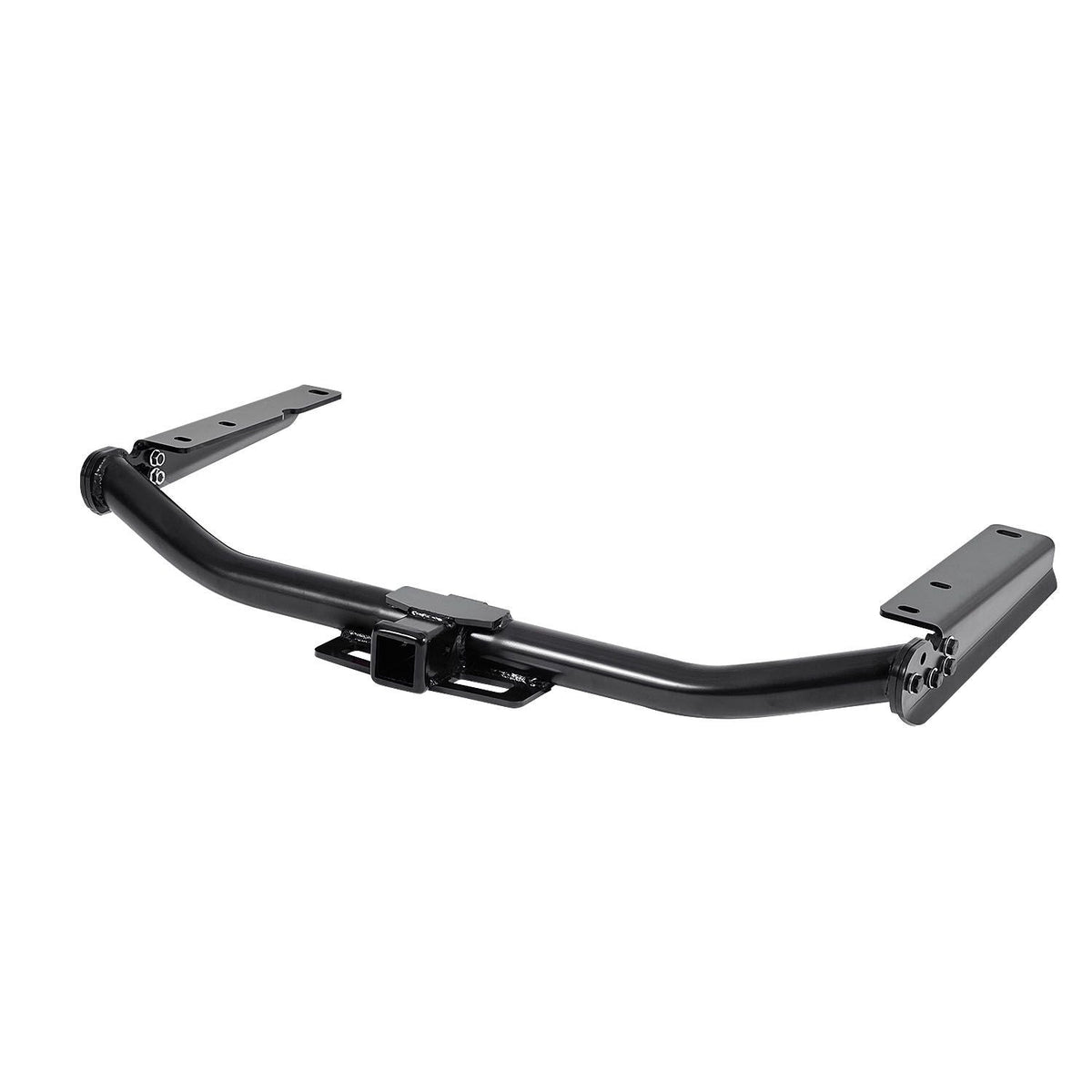Class 3 Trailer Hitch, 2-Inch Receiver, Compatible with 2014-2019 Toyota Highlander, Q345B Steel Tube Frame, Multi-Fit Hitch to Receive Ball Mount, Cargo Carrier, Bike Rack, and Tow Hook, Black