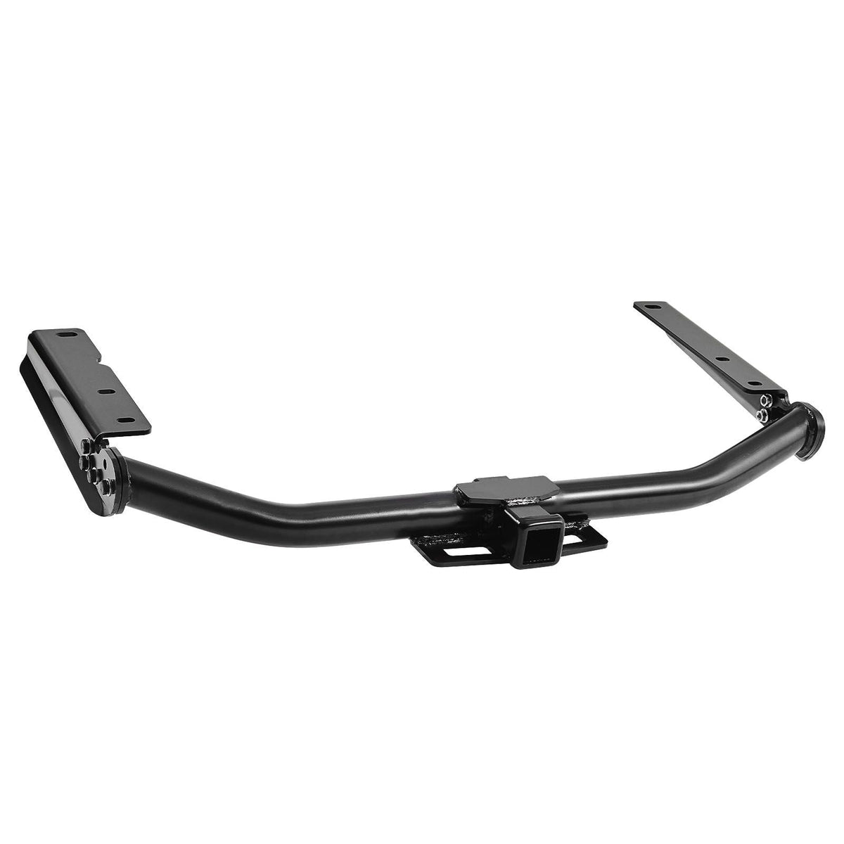 Class 3 Trailer Hitch, 2-Inch Receiver, Compatible with 2014-2019 Toyota Highlander, Q345B Steel Tube Frame, Multi-Fit Hitch to Receive Ball Mount, Cargo Carrier, Bike Rack, and Tow Hook, Black