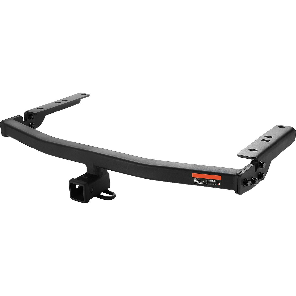 Class 3 Trailer Hitch, 2-Inch Receiver, Q455B Steel Tube Frame, Compatible with 2020-2023 Toyota Highlander, Multi-Fit Hitch to Receive Ball Mount, Cargo Carrier, Bike Rack, and Tow Hook, Black
