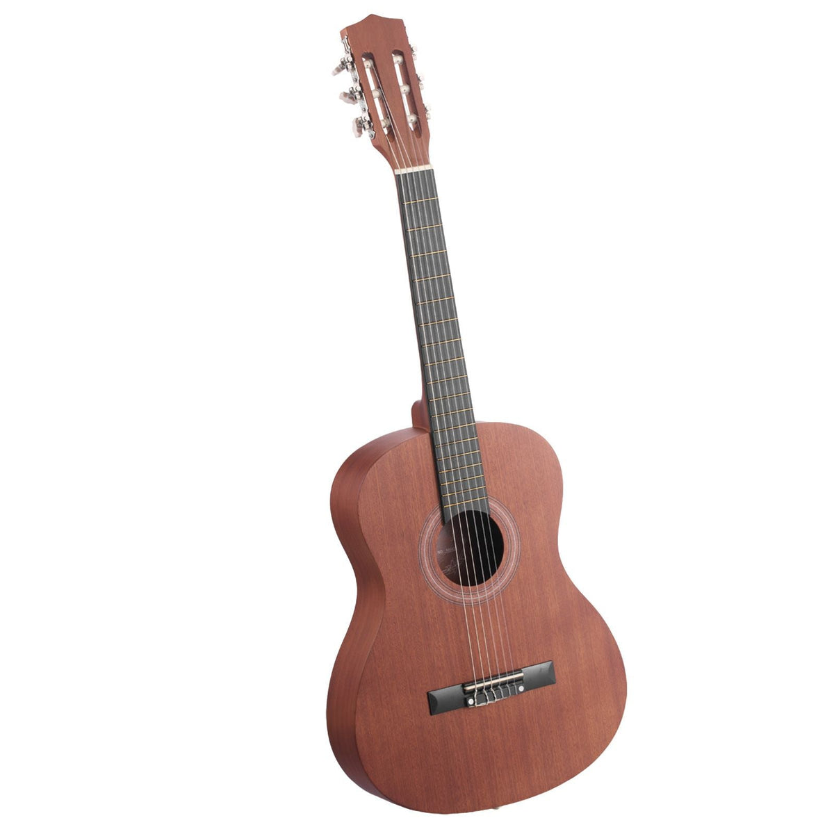 Classical Guitar, 36 Inch, Wood Classical Guitar Starter Kit for Beginners, with Nylon Strings, Gig Bag, Strap, Tuner, Extra Strings, Picks, Capo, Sapele & Rosewood, for Kids Girls Boys, Natural