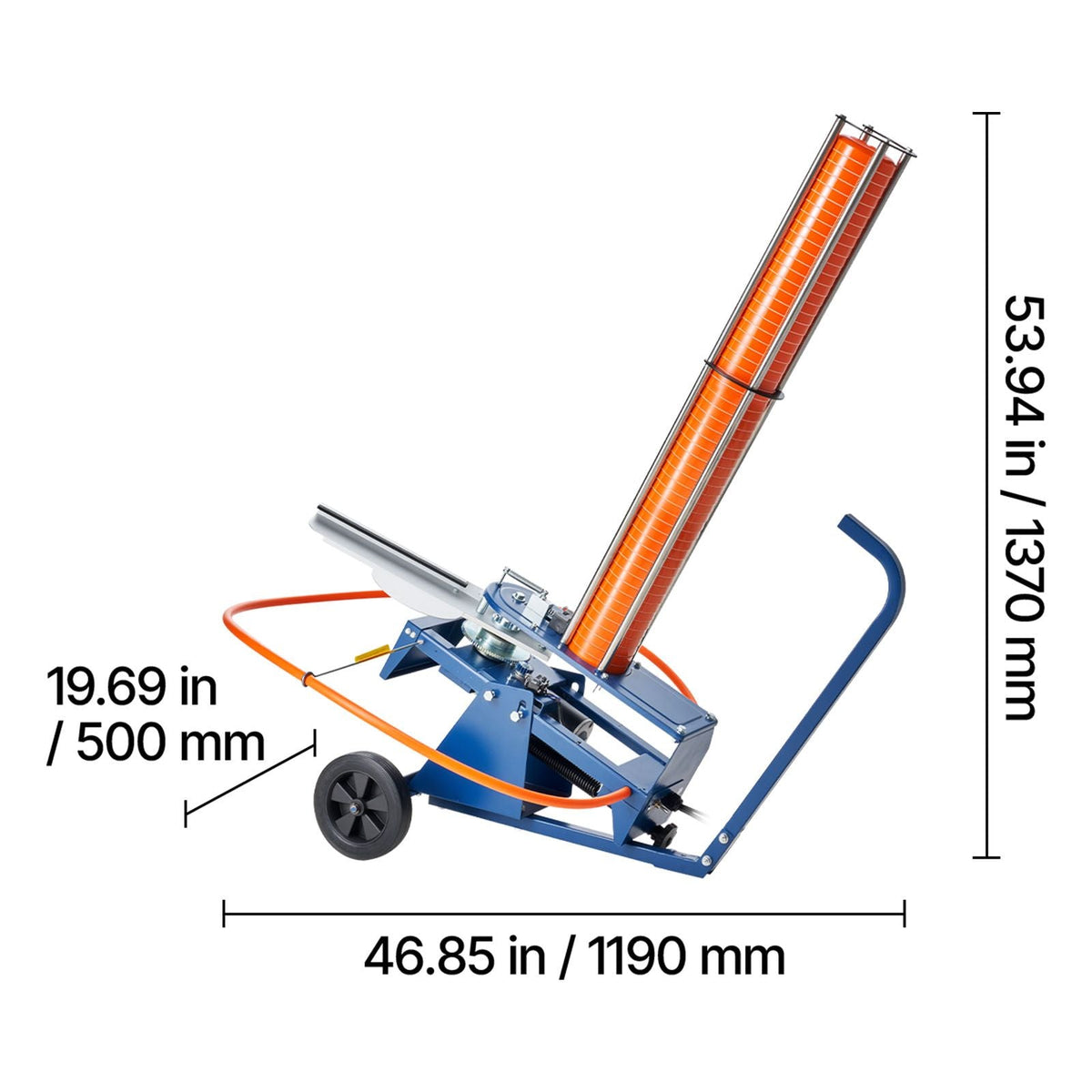 Clay Target Thrower, 75-80 Clays Pigeon Thrower, 55+ Yards Automatic Skeet and Trap Launcher on Wheels - with Adjustable Angle, Foot Pedal & Pull Handle for Clays Throwing, Shooting Sports