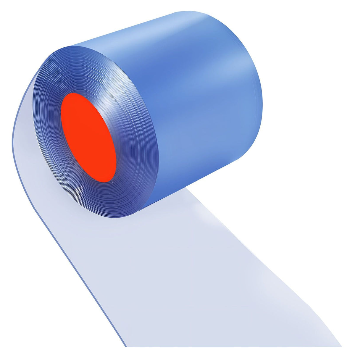 Clear PVC Strip Curtain, 101 ft Length x 12 in Width, Thermal Insulating Plastic Door Strip Bulk Roll, Walk in Freezer Cooler Curtain Strips for Doorways of Supermarket, Garage, Warehouse
