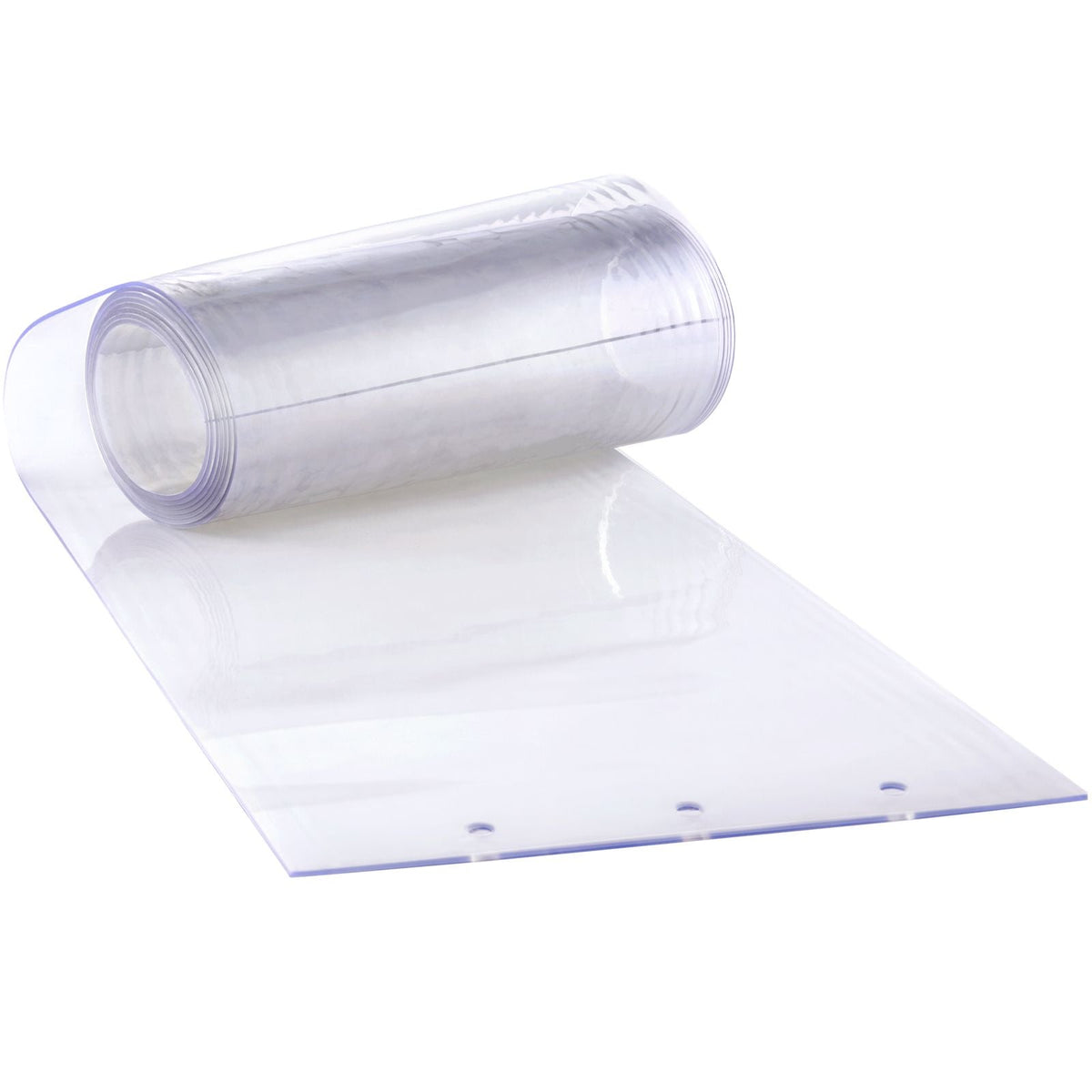 Clear PVC Strip Curtain, 96 in Height x 72 in Width x 0.08 in Thickness, 12 PCS Walk in Freezer Cooler Curtain Strips, Smooth Waterproof Plastic Door Strips for Warehouse, Freezer, Garage Doors