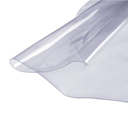 Clear Table Cover Protector, 18" x 48"/ 460 x 1232 mm Table Cover, 1.5 mm Thick PVC Plastic Tablecloth, Waterproof Desktop Protector for Writing Desk, Coffee Table, Dining Room Table