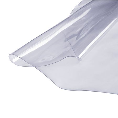 Clear Table Cover Protector, 42 inch/1068 mm Round Table Cover, 1.5 mm Thick PVC Plastic Tablecloth, Waterproof Desktop Protector for Writing Desk, Coffee Table, Dining Room Table