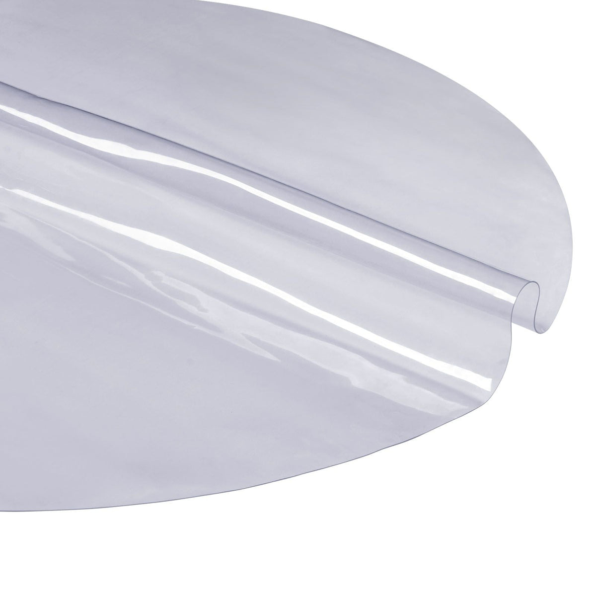 Clear Table Cover Protector, 42 inch/1068 mm Round Table Cover, 1.5 mm Thick PVC Plastic Tablecloth, Waterproof Desktop Protector for Writing Desk, Coffee Table, Dining Room Table