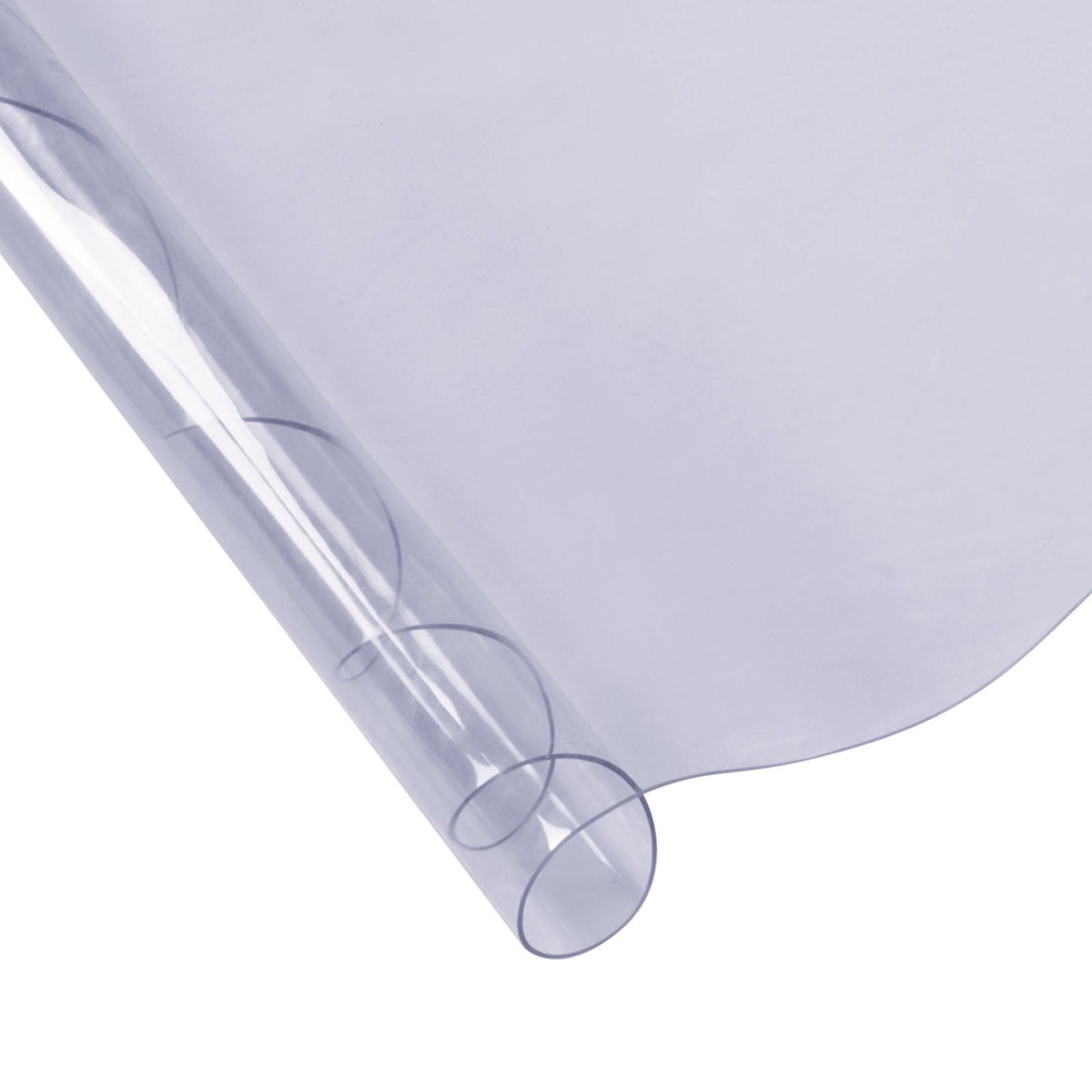 Clear Table Cover Protector, 42 inch/1068 mm Round Table Cover, 1.5 mm Thick PVC Plastic Tablecloth, Waterproof Desktop Protector for Writing Desk, Coffee Table, Dining Room Table