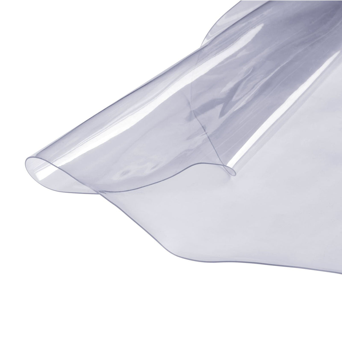 Clear Table Cover Protector, 48 inch/1230 mm Round Table Cover, 1.5 mm Thick PVC Plastic Tablecloth, Waterproof Desktop Protector for Writing Desk, Coffee Table, Dining Room Table