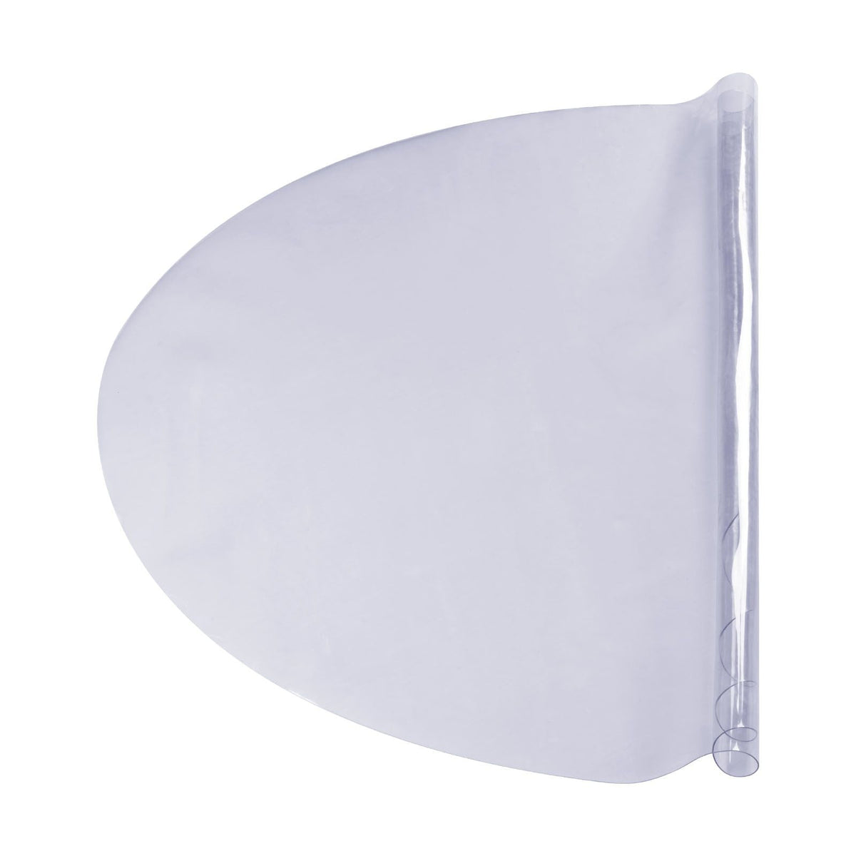 Clear Table Cover Protector, 48 inch/1230 mm Round Table Cover, 1.5 mm Thick PVC Plastic Tablecloth, Waterproof Desktop Protector for Writing Desk, Coffee Table, Dining Room Table