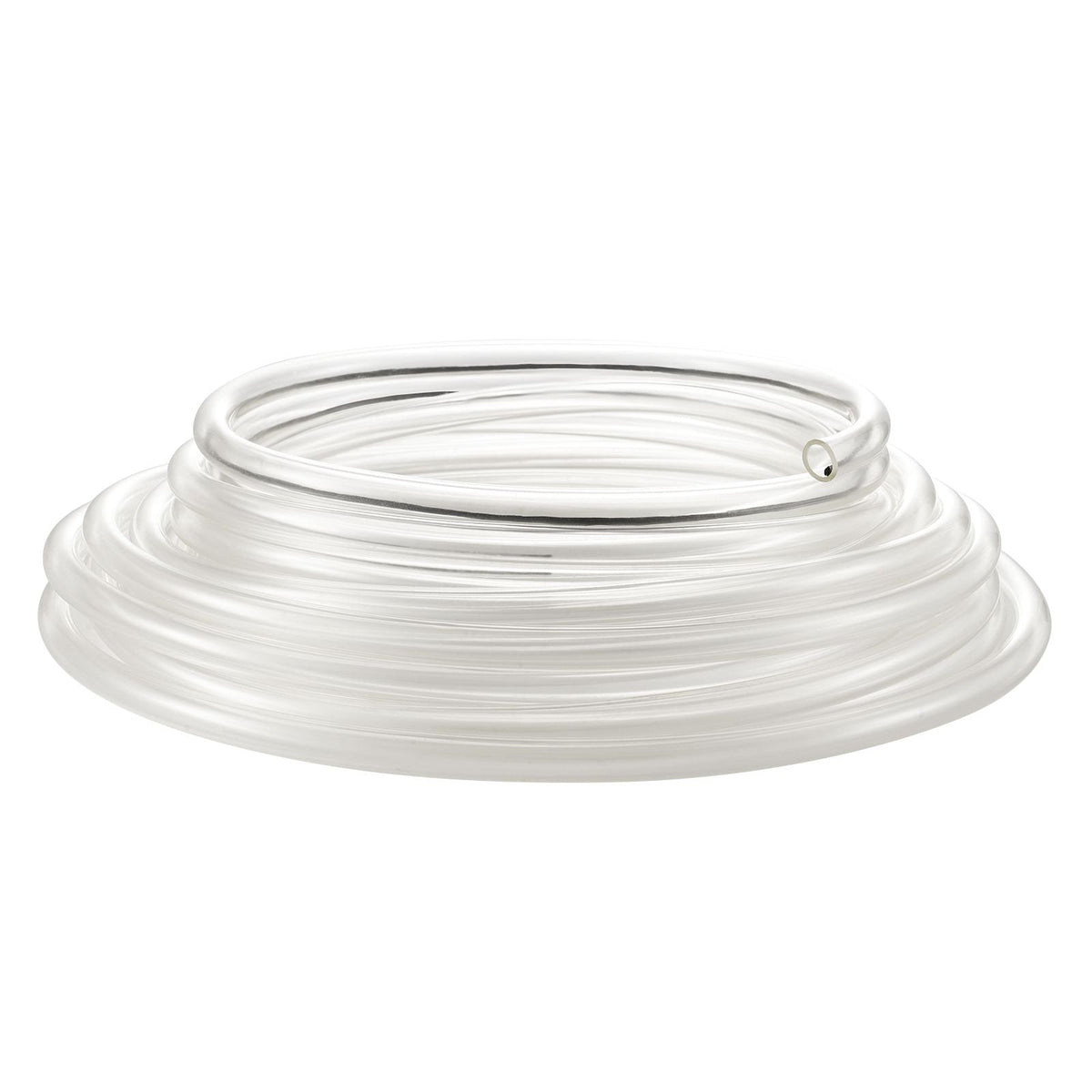 Clear Vinyl Tubing, 3/8" ID x 1/2" OD, 50FT Plastic PVC Tubing, Flexible and Cuttable Clear Hose, 1/16 in Wall Thickness, High-strength PVC Material for Aquarium Irrigation Swimming Pool Lab