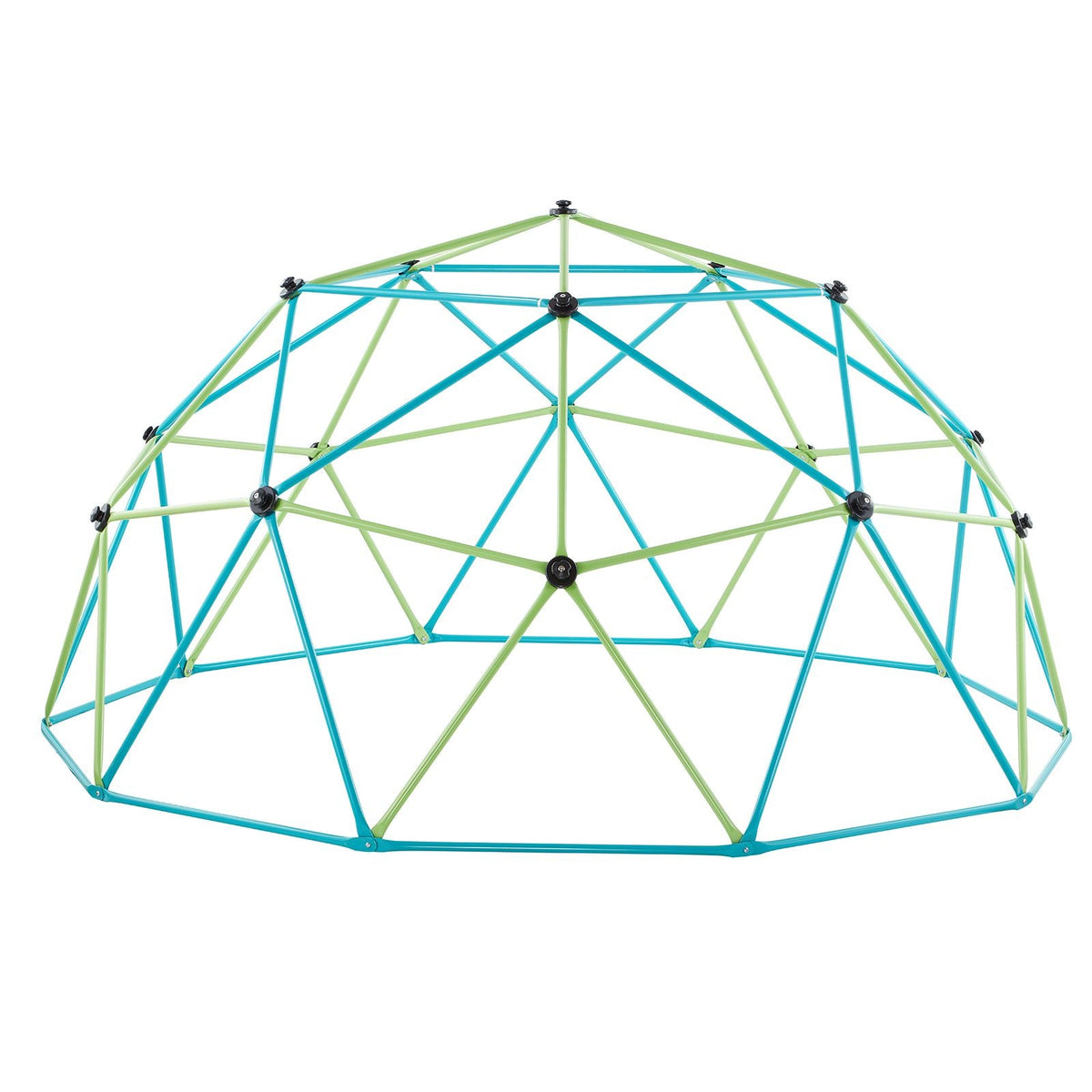 Climbing Dome, 10FT Geometric Dome Climber with Saucer Swing, 1000LBS Loading Kid's Jungle Gym Playground, Easy-Assembly Outdoor Backyard Climbing Equipment for Boys Girls 3 to 10 Years Old