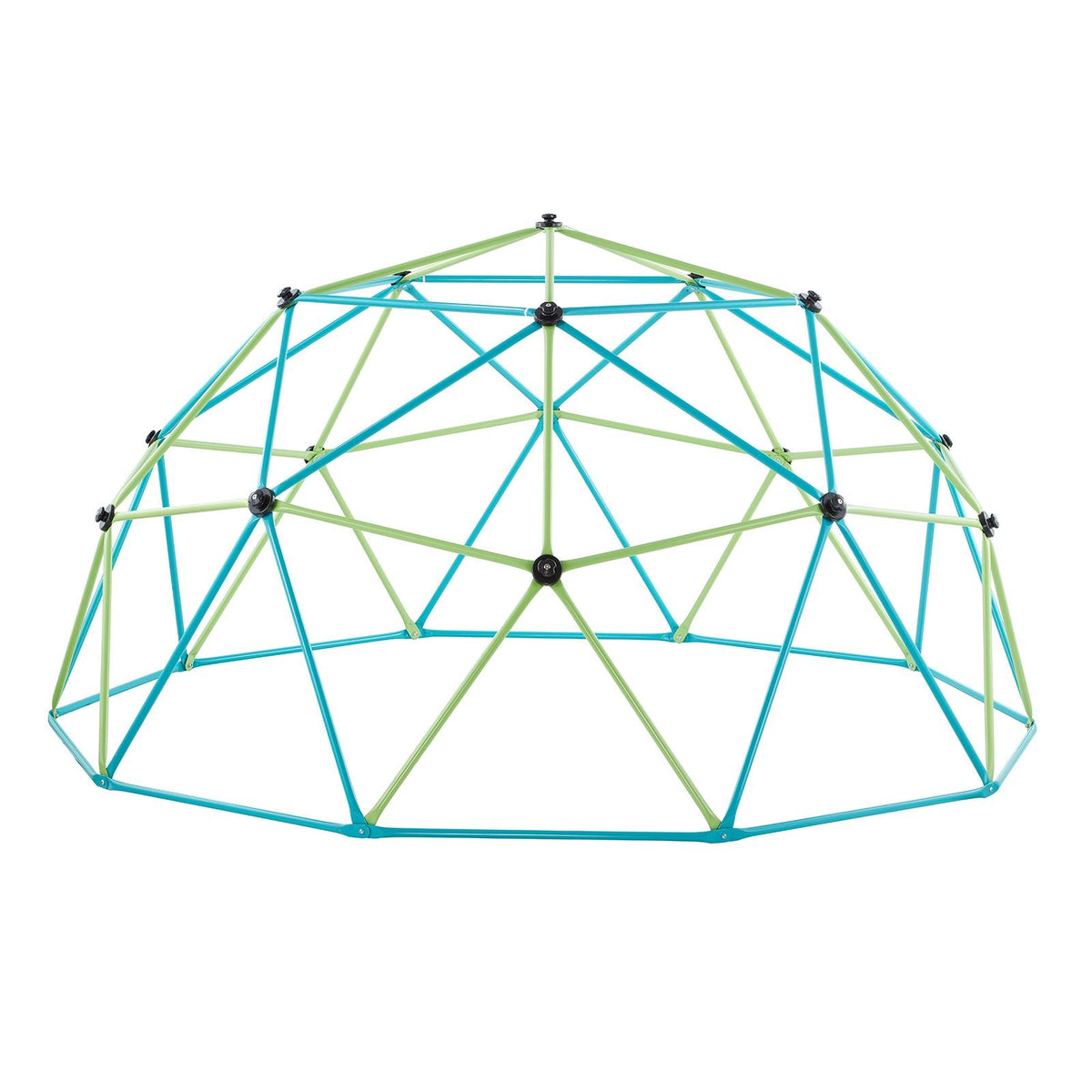Climbing Dome, 10FT Geometric Dome Climber with Saucer Swing, 1000LBS Loading Kid's Jungle Gym Playground, Easy-Assembly Outdoor Backyard Climbing Equipment for Boys Girls 3 to 10 Years Old