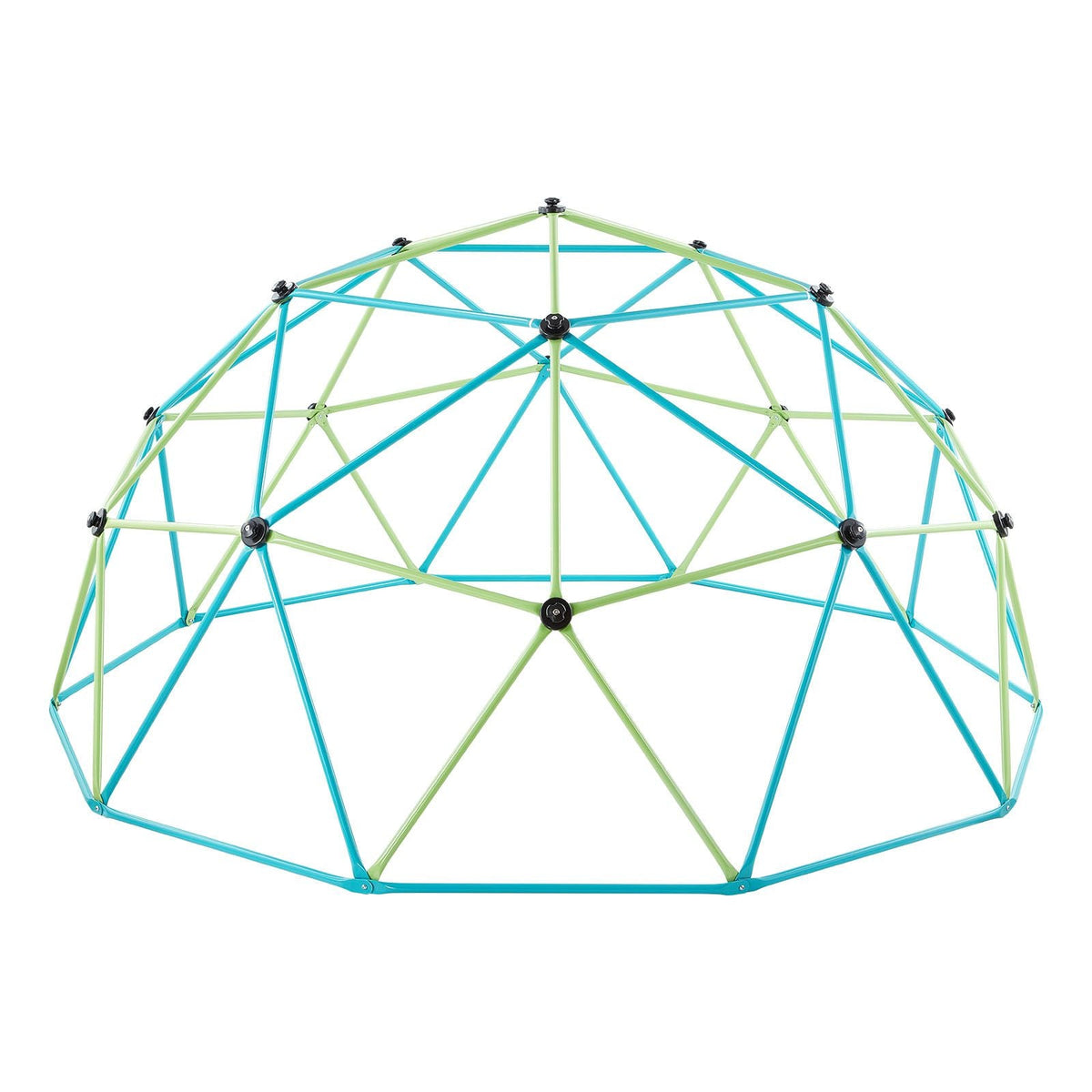 Climbing Dome, 10FT Geometric Dome Climber with Swing & Hammock, 1000LBS Loading Kid's Jungle Gym Playground, Easy-Assembly Outdoor Backyard Climbing Equipment for Boys Girls 3 to 10 Years Old