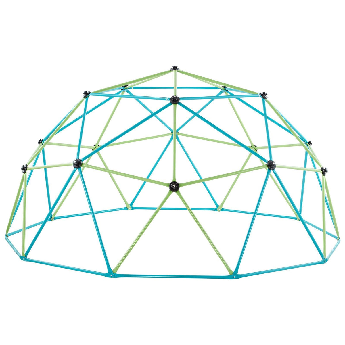 Climbing Dome, 10FT Geometric Dome Climber with Swing & Hammock, 1000LBS Loading Kid's Jungle Gym Playground, Easy-Assembly Outdoor Backyard Climbing Equipment for Boys Girls 3 to 10 Years Old