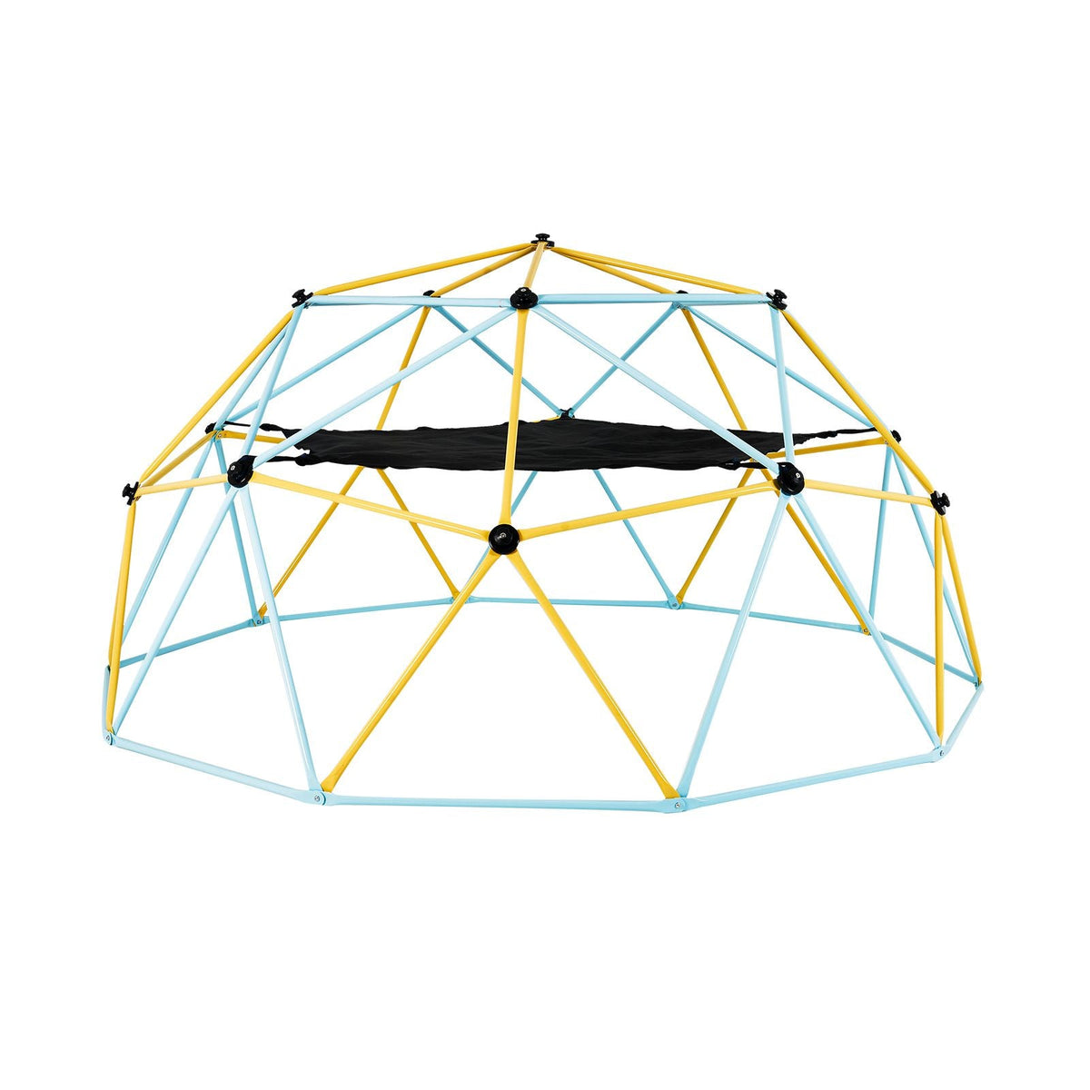 Climbing Dome, for Kids 3 to 10 Years Old,10FT Geometric Dome Climber with Hammock and Swing, Jungle Gym Supports 750LBS and Easy Assembly, with Climbing Grip, Outdoor Backyard Play Equipment