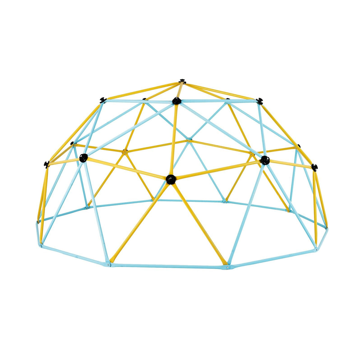 Climbing Dome,Jungle Gym Supports 750LBS and Easy Assembly, 12FT Geometric Dome Climber Play Center for Kids 3 to 10 Years Old, with Climbing Grip, Outdoor Backyard Play Equipment for Kids
