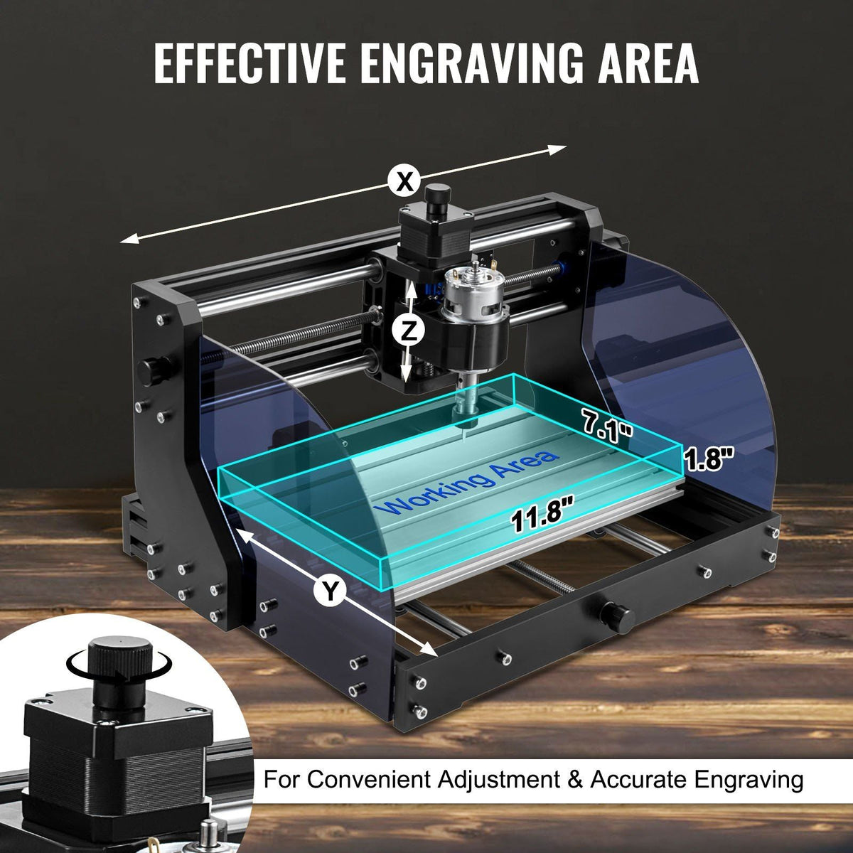 CNC 3018 Pro CNC Router 15W Laser 3 Axis GRBL Control CNC Machine Laser Engraver