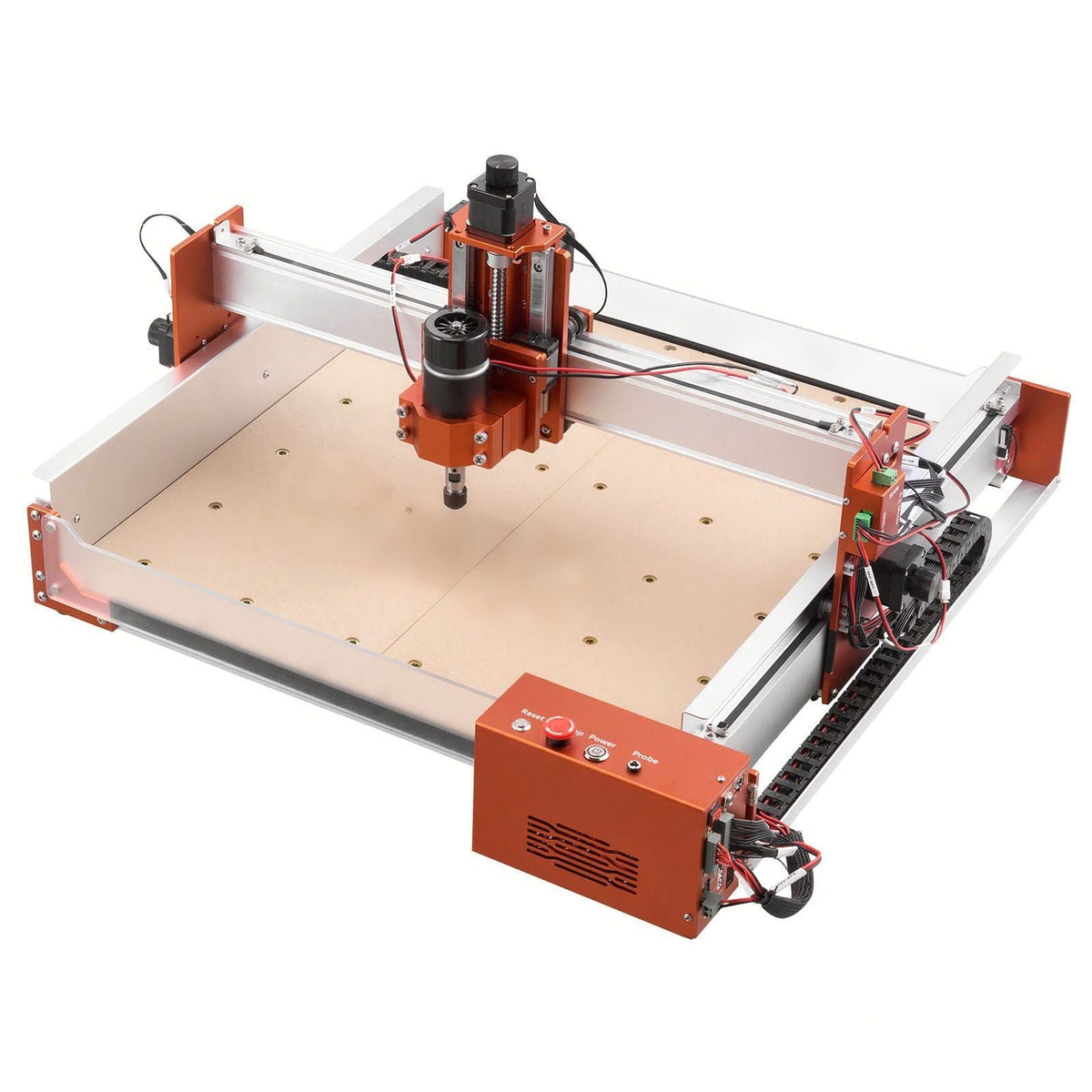 CNC Router Machine, 100W Spindle, 3-Axis Wood Engraving Milling Machine, with 15.75 x 15.75 x 3.74 in Working Area, Linear Rail, Aluminum Alloy Structure, for Wood Acrylic Carving Cutting