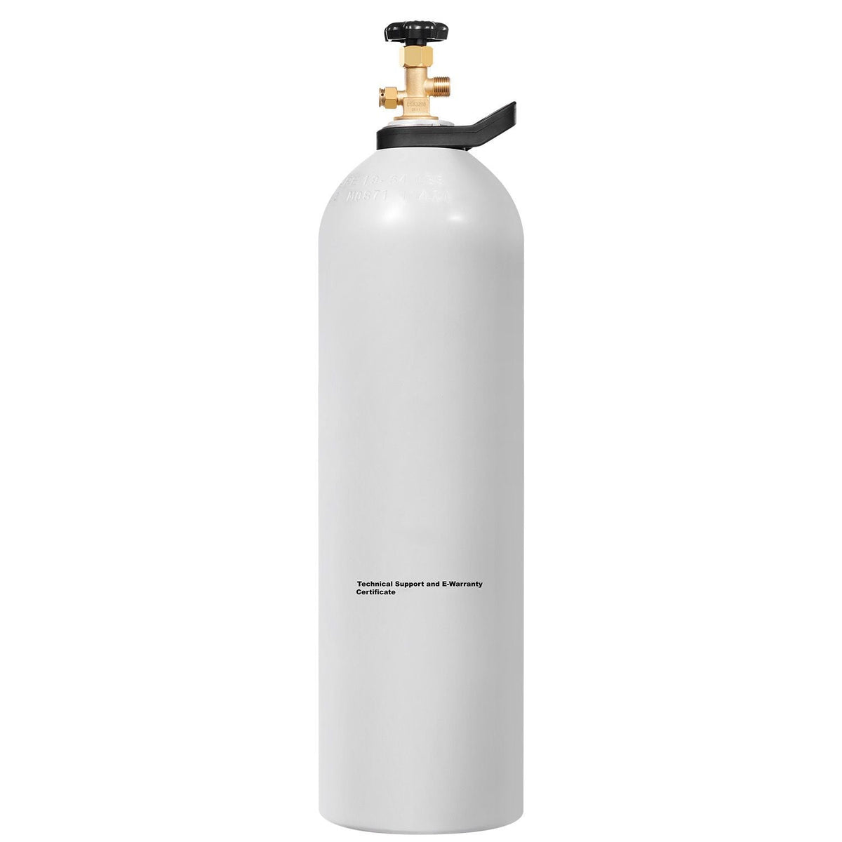 CO2 Tank, 20 lbs New Aluminum Alloy Cylinder, CO2 Air Tank with Spray Coating, CGA320 Valve, Handle & Adjustable Pressure, DOT & TC Approved Cylinder for Draft Beer Dispensing and Soda Maker