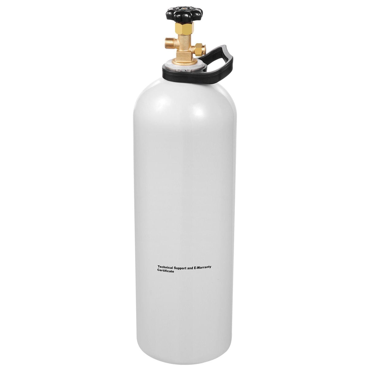 CO2 Tank, 20 lbs New Aluminum Alloy Cylinder, CO2 Air Tank with Spray Coating, CGA320 Valve, Handle & Adjustable Pressure, DOT & TC Approved Cylinder for Draft Beer Dispensing and Soda Maker