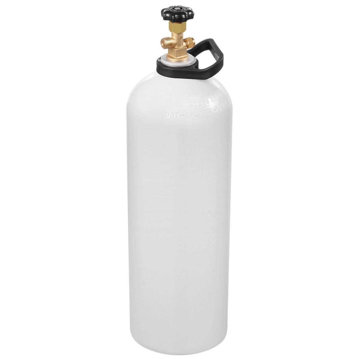 CO2 Tank, 20 lbs New Aluminum Alloy Cylinder, CO2 Air Tank with Spray Coating, CGA320 Valve, Handle & Adjustable Pressure, DOT & TC Approved Cylinder for Draft Beer Dispensing and Soda Maker