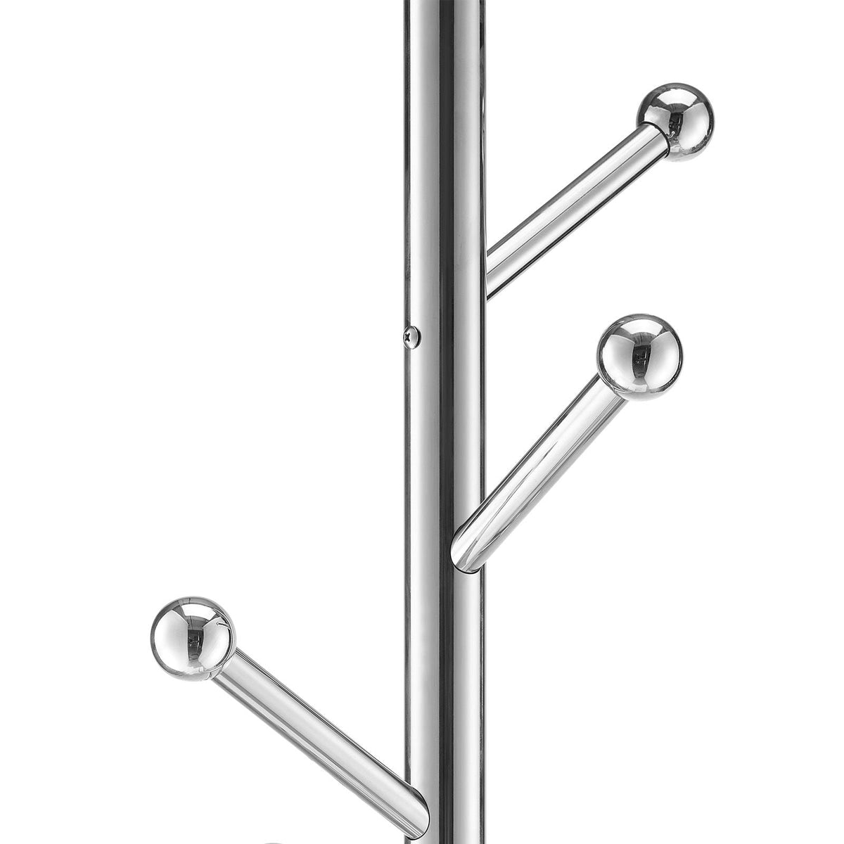 Coat Rack, Freestanding Coats Rack Stand with Stable Marble Base & 8 Hooks, Free Standing Hall Coat Tree for Entryway, Bedroom, Office, Living Room, Modern Clothes Hanger for Coats, Hats, Bags