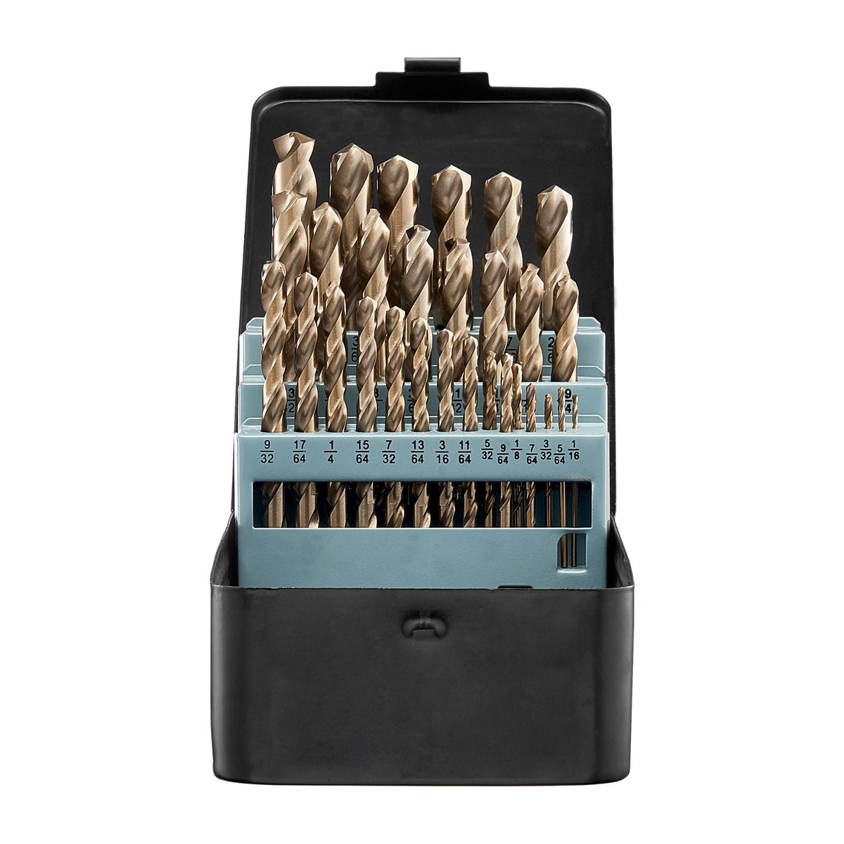 Cobalt Drill Bit Set, 29 Pcs, M35 High Speed Steel Cobalt Drill Bits with Storage Case, for Drilling Metal, Stainless Steel, Aluminum Alloy, Wood, Plastic, for Professional Work and Home DIY
