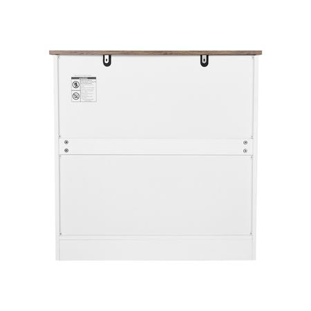 Coffee Bar Cabinet, 31.5 x 13.8 x 31.5 in Farmhouse Coffee Bar Cabinet with 3-Tier Storage, Coffee Bar Table with Barn Door, Farmhouse Sideboard Buffet Cabinet for Living Room, Entryway