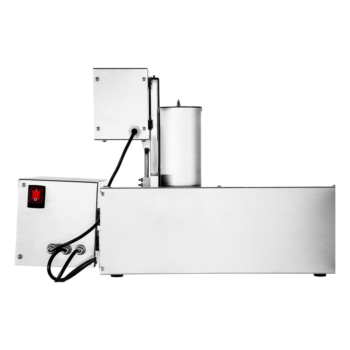 Commercial Automatic Donuts Machine, 6 Rows Donuts Making Equipment, 360 pcs/hour Electric High Power Doughnut Maker, Stainless Steel Frying Auto Fryer, with Intelligent Control