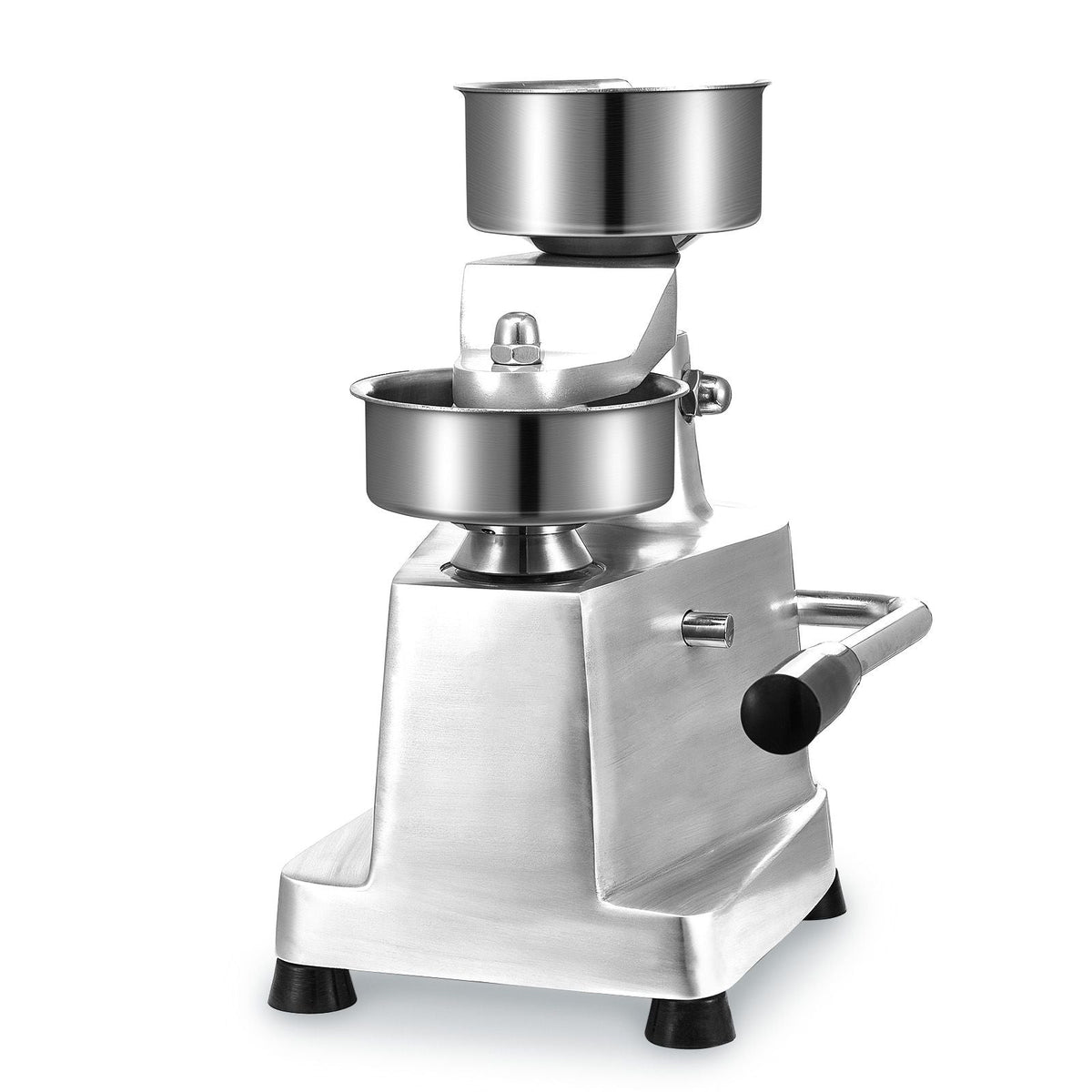 Commercial Burger Patty Maker, 130mm/5inch Hamburger Beef Patty Maker, Heavy Duty Food-Grade Stainless Steel Bowl Burger Press Machine, Kitchen Meat Forming Processor with 1000 Pcs Patty Papers