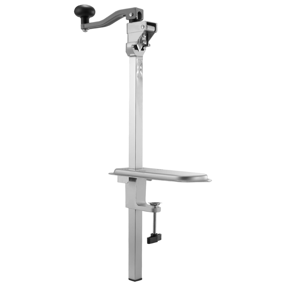 Commercial Can Opener, Heavy-Duty Manual Tabletop Cans Opener for Cans Up to 11.8 in Height, Height-Adjustable Can Openers Fixed with Screws & Table Clamp, for Restaurant, Hotel, and Food Store