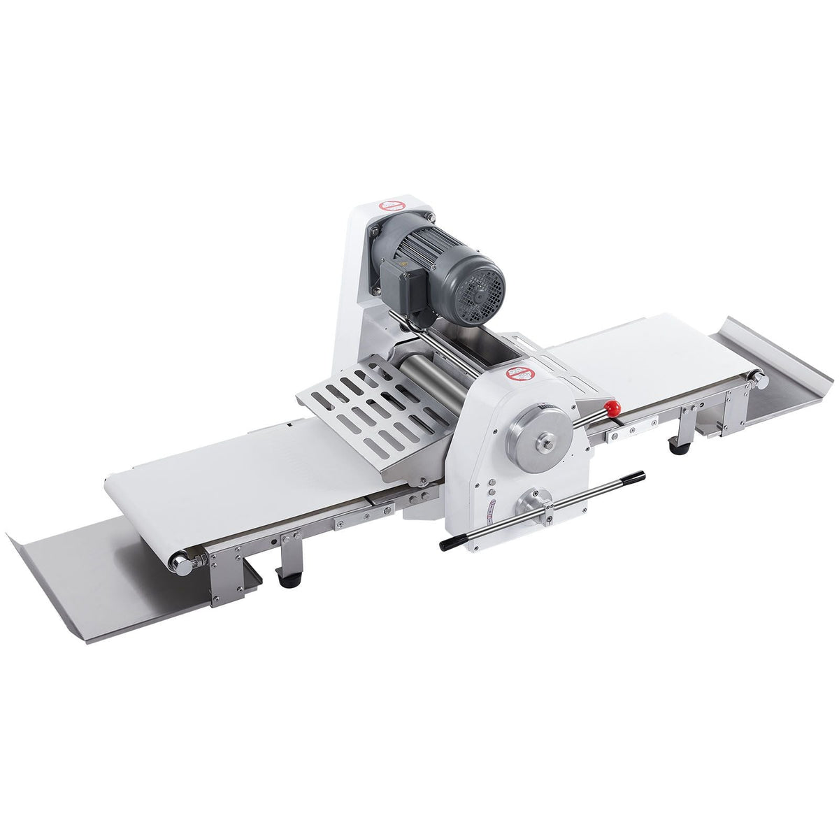 Commercial Dough Sheeter Machine, 15.7-Inch Reversible Puff Pastry Sheeter and Fondant Roller, Electric Dough Roller 0-1.4" Adjustable Thickness, Folding Dough Sheeter for Bakeries, Pastries